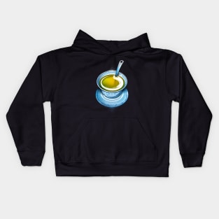 Enso Circle Green Tea Kids Hoodie